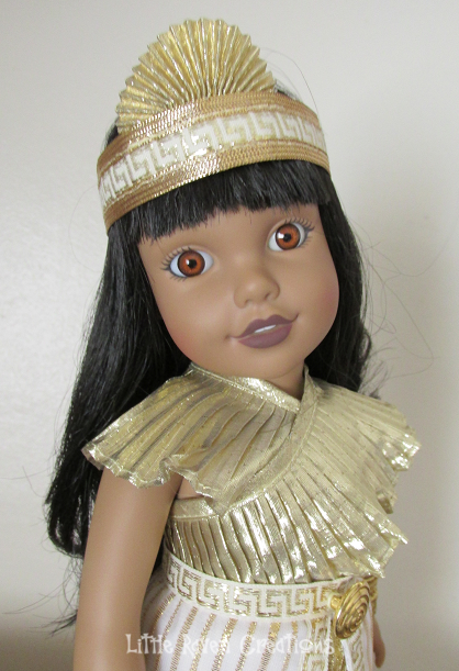 Global Friends Aziza - Egyptian doll with national dress and headband